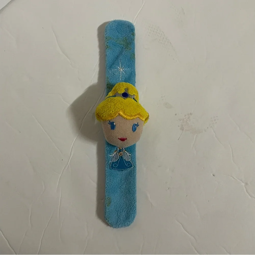 Vintage Blue Disney Cinderella Slap Bracelet